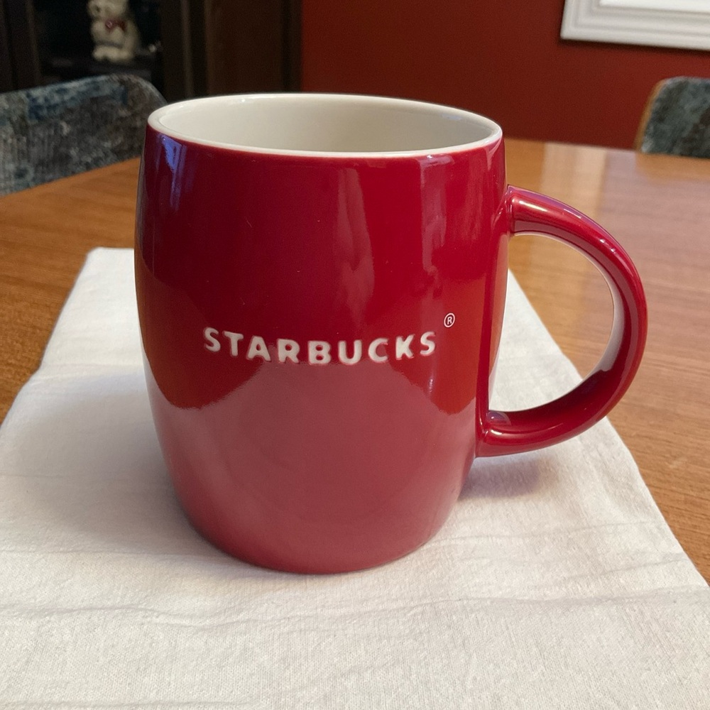 RETIRED Starbucks Bold Red Mug 2011